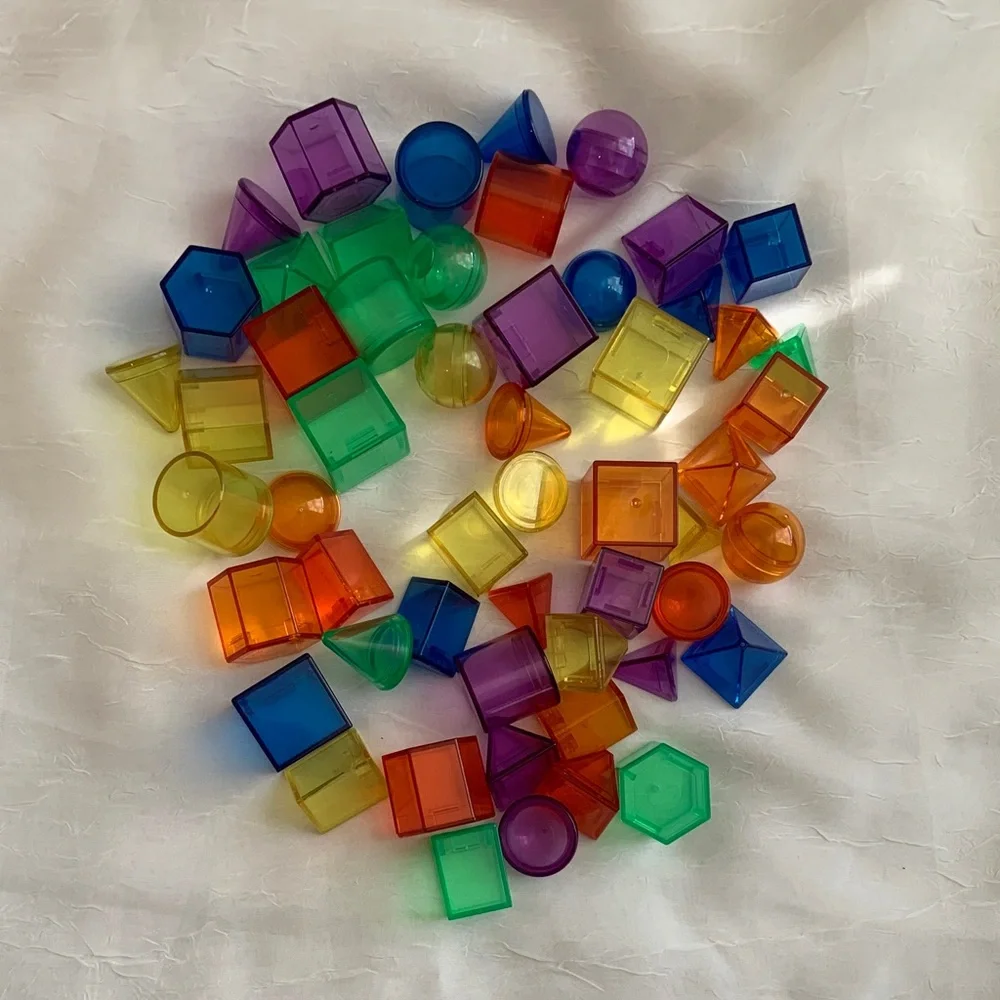 Toys Colorful Geometric Building Blocks Set - Picture 1 of 4